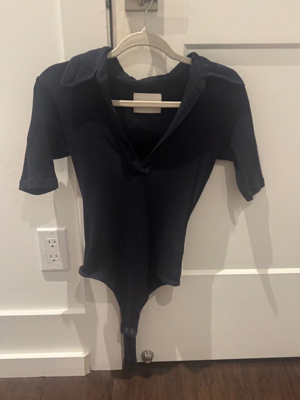 Citizens Of Humanity Blue‎ Ribbed Bodysuit